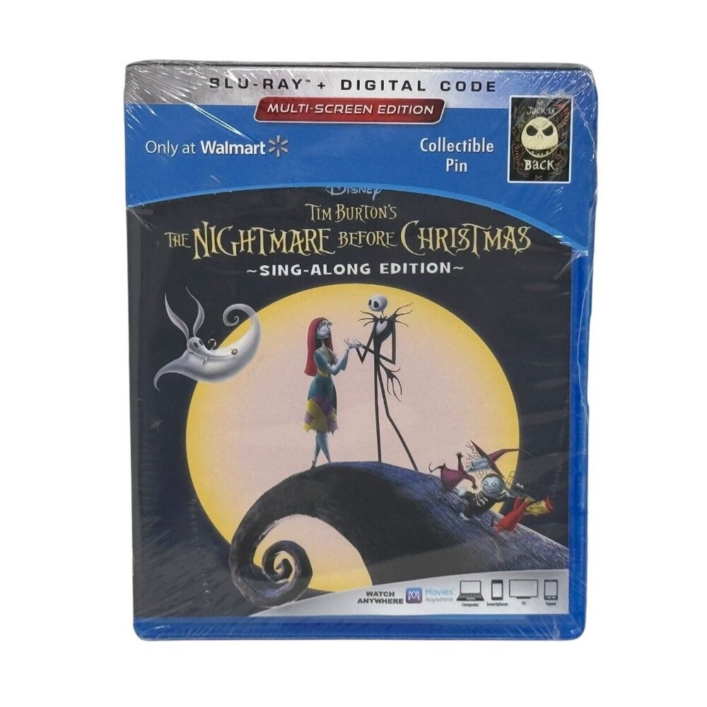 The Nightmare Before Christmas Sing Along Edition Blu Ray Disc New Sealed